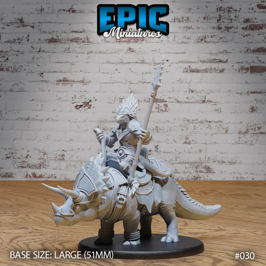 Lizard Folk Army Dino Warrior (Large)