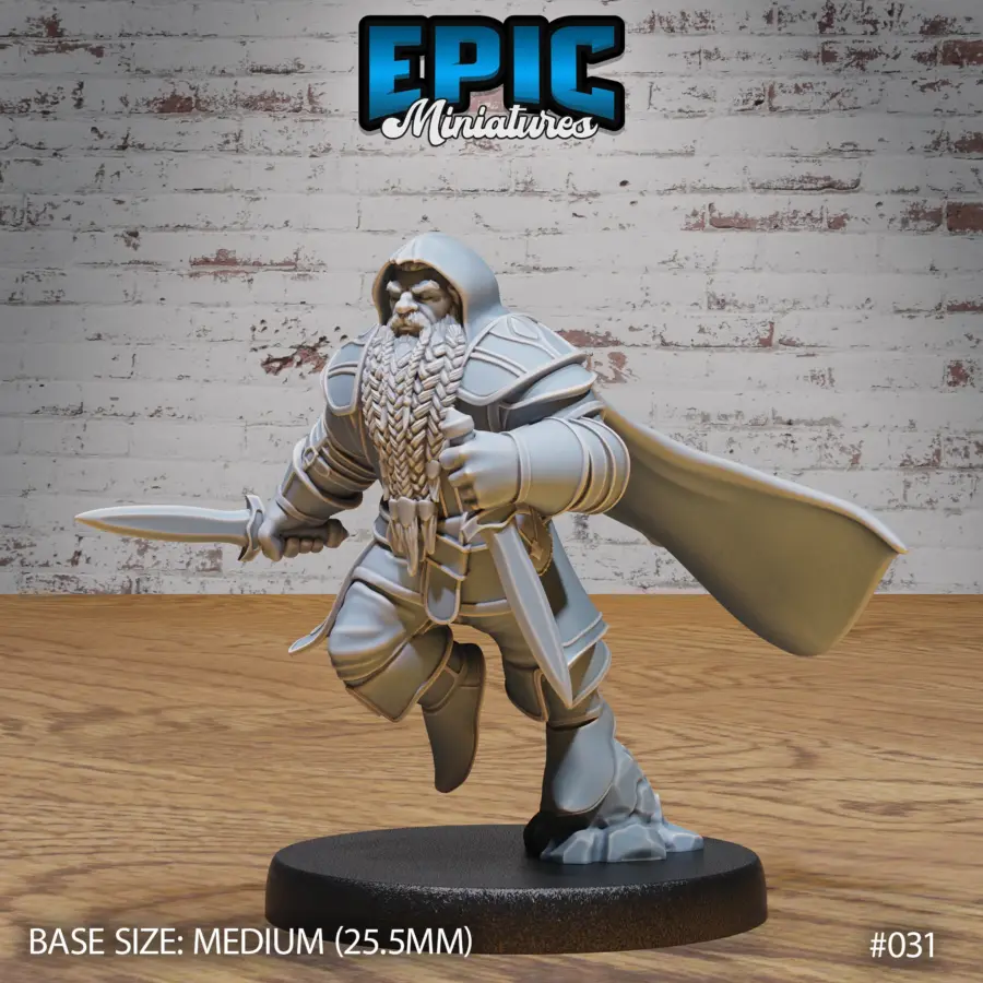 Dwarf Army Rogue (Medium)