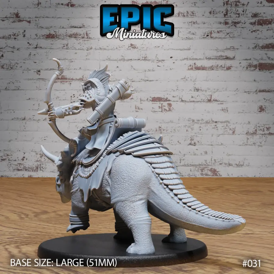 Lizard Folk Army Dino Archer (Large) - Image 2