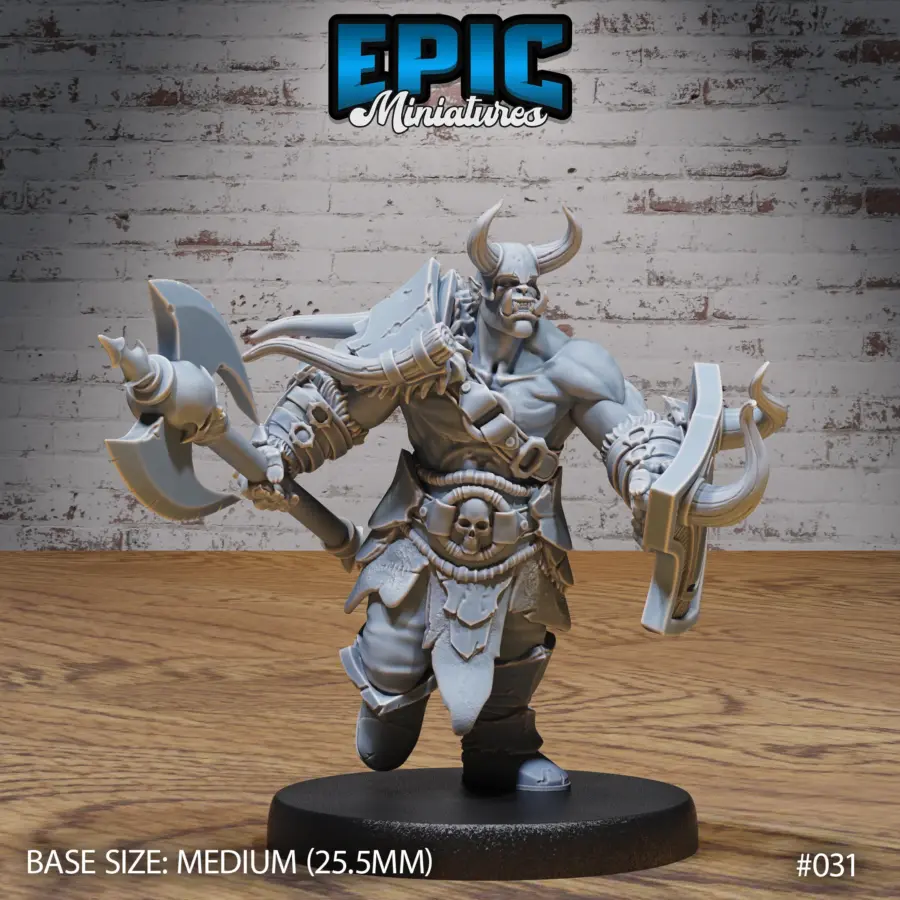 Orc Army Axe & Shield (Medium)