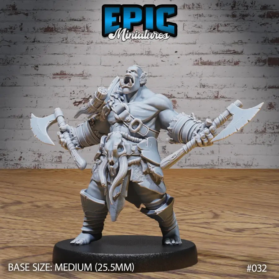 Orc Army Double Axe (Medium)