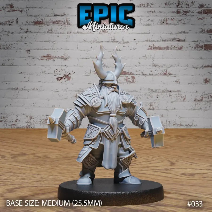 Dwarf Army Dual Hammer (Medium)