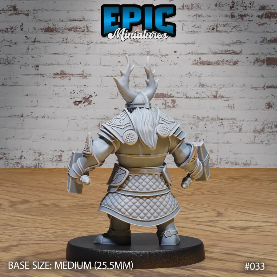 Dwarf Army Dual Hammer (Medium) - Image 2