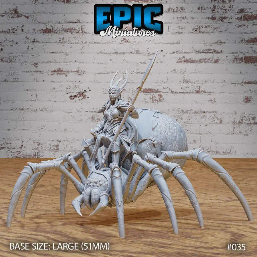 Dark Elf Spider Rider (Large)