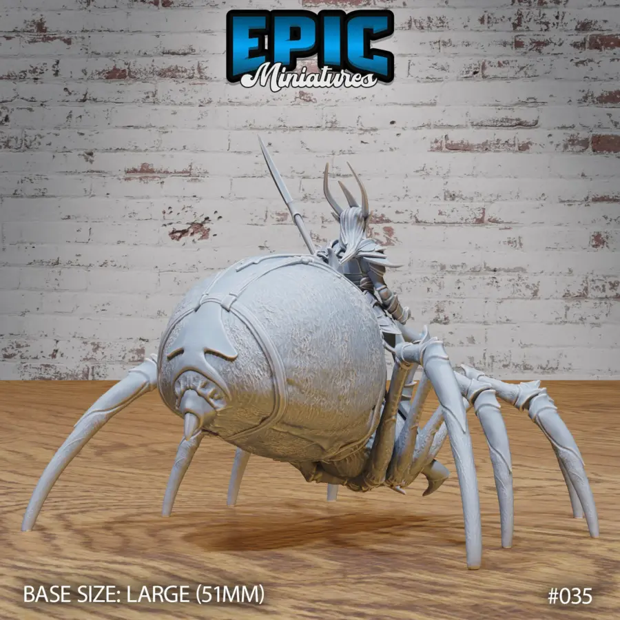 Dark Elf Spider Rider (Large) - Image 2