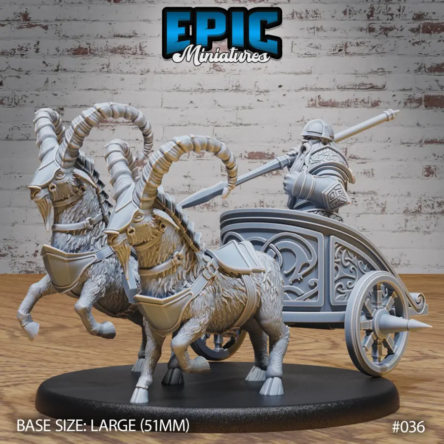 Dwarf Army Goat Chariot (Large)