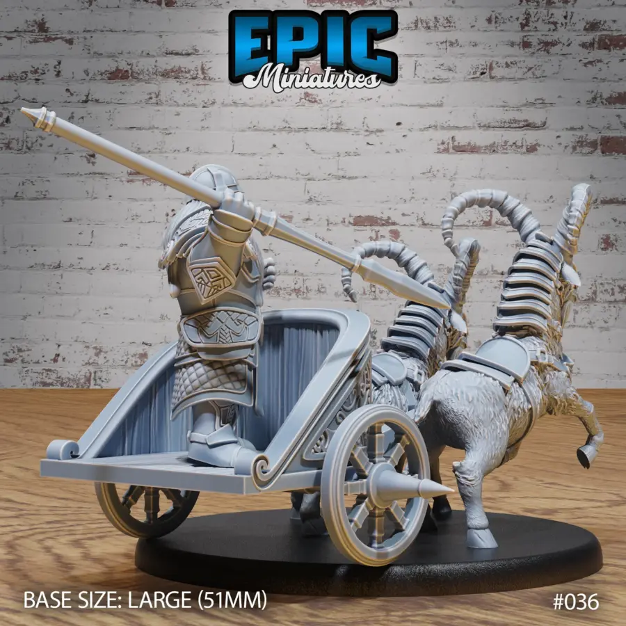 Dwarf Army Goat Chariot (Large) - Image 2