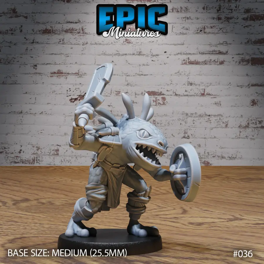 River Folk Warrior (Medium)