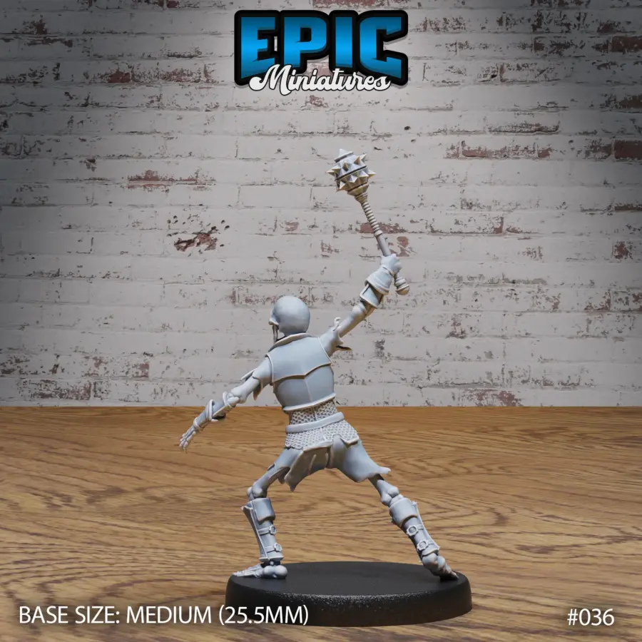Skeleton Army Mace (Medium) - Image 2