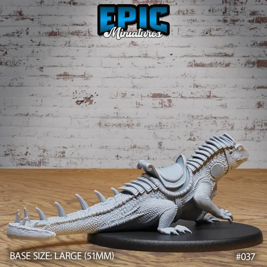 Giant Reptile Mount / Giant Reptile Mount Attacking Set - Image 3