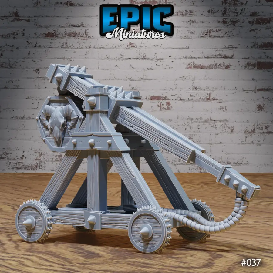 Siege Catapult / Orc Army Catapult Boulder Set - Image 3