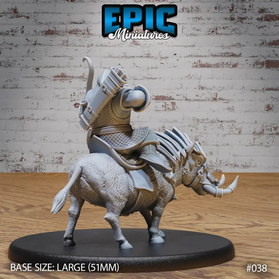 Dwarf Army Warthog Archer (Large) - Image 2
