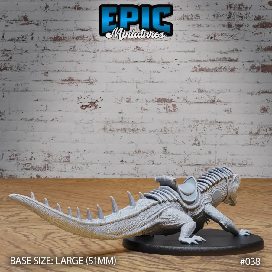 Giant Reptile Mount / Giant Reptile Mount Attacking Set - Image 5