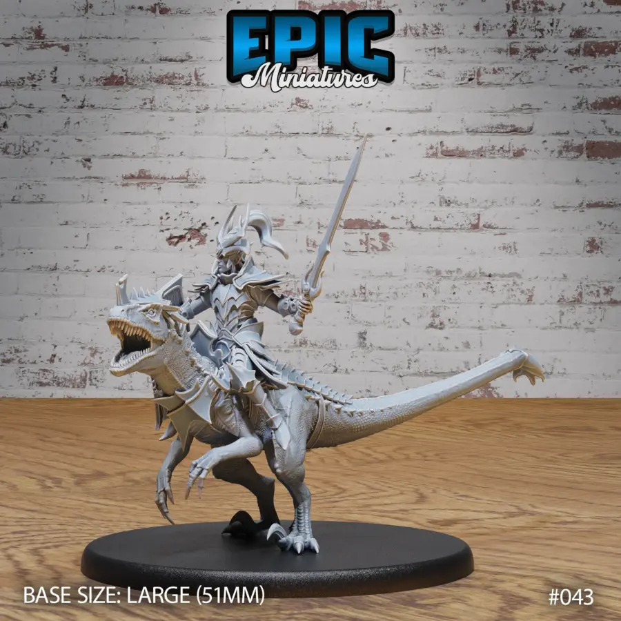 Dark Elf Raptor Rider (Large)