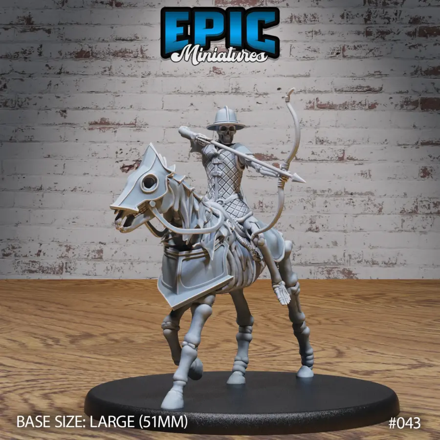 Skeleton Army Archer Mounted (Large)