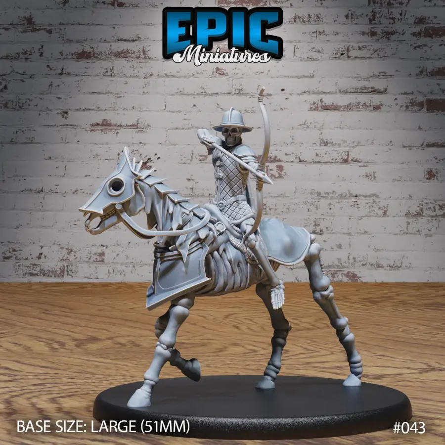 Skeleton Army Archer Mounted (Large) - Image 3