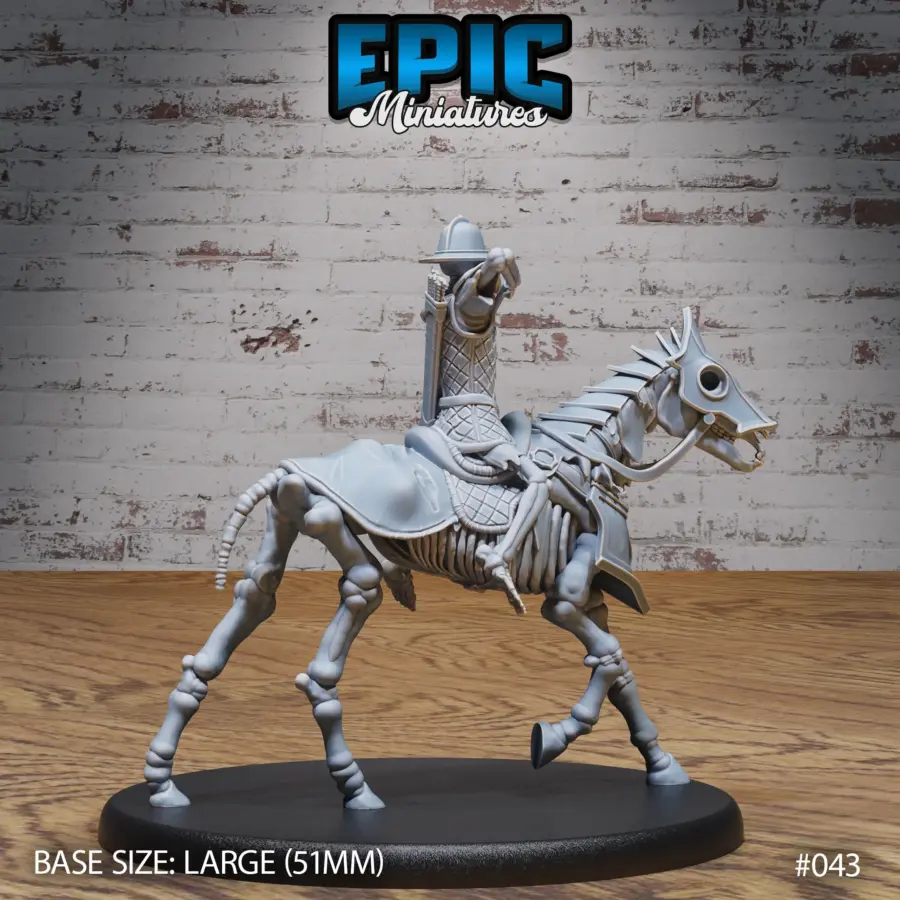 Skeleton Army Archer Mounted (Large) - Image 4