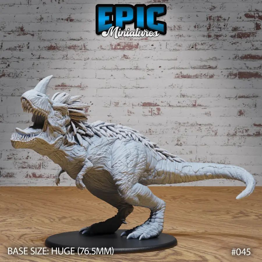 Horned Rex Roaring - 2 variations (Huge) - Image 3