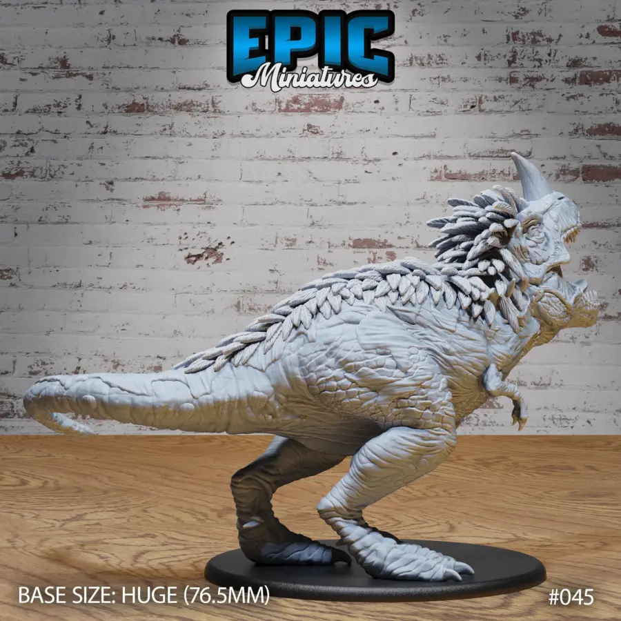 Horned Rex Roaring - 2 variations (Huge) - Image 4