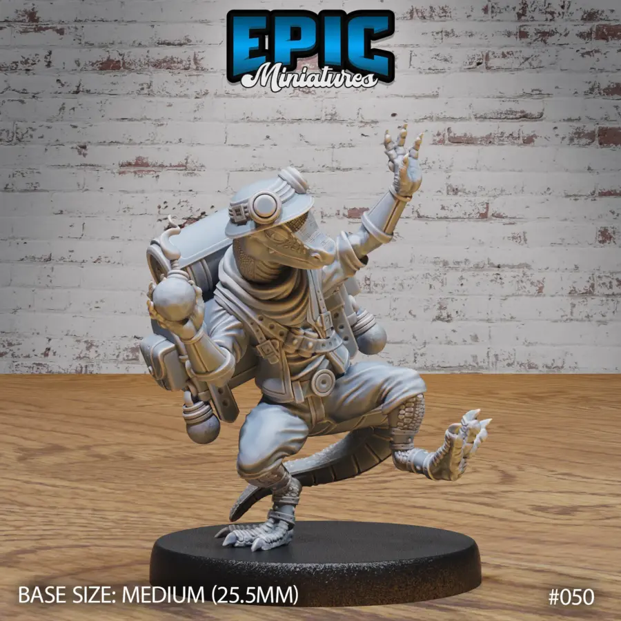 Brave Lizard Adventurer Bomb (Medium)