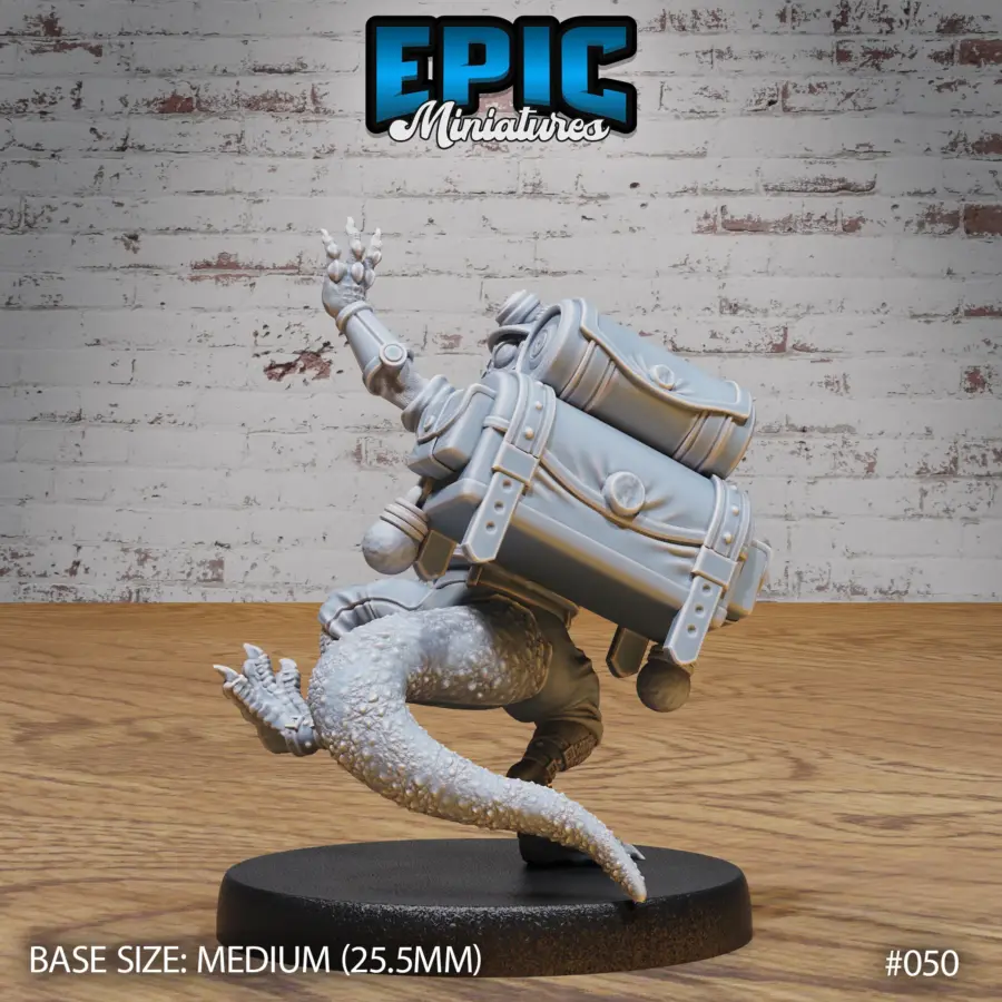 Brave Lizard Adventurer Bomb (Medium) - Image 2