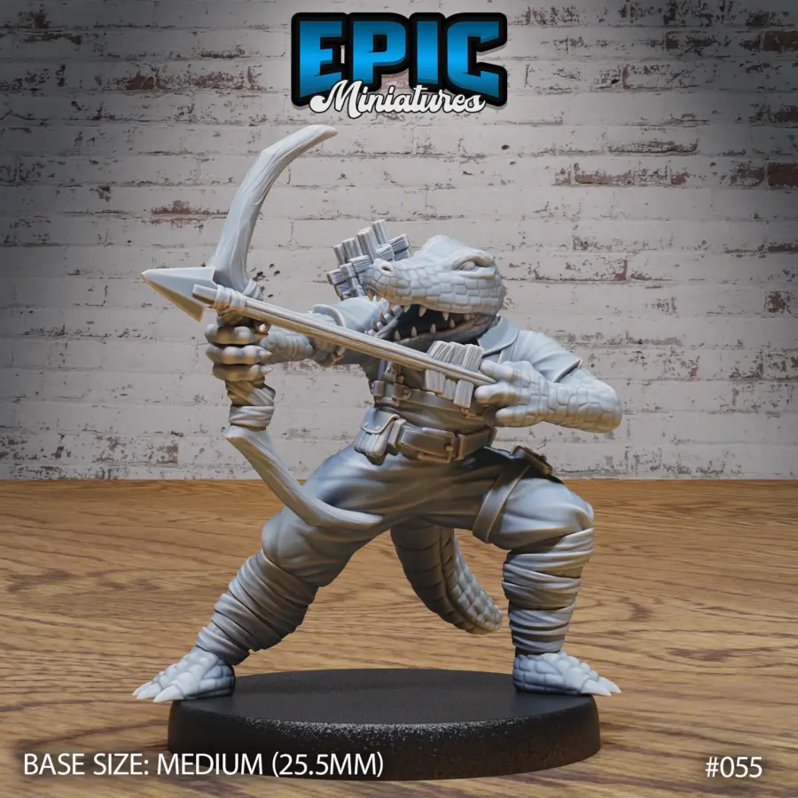 Alligator Folk Archer (Medium)