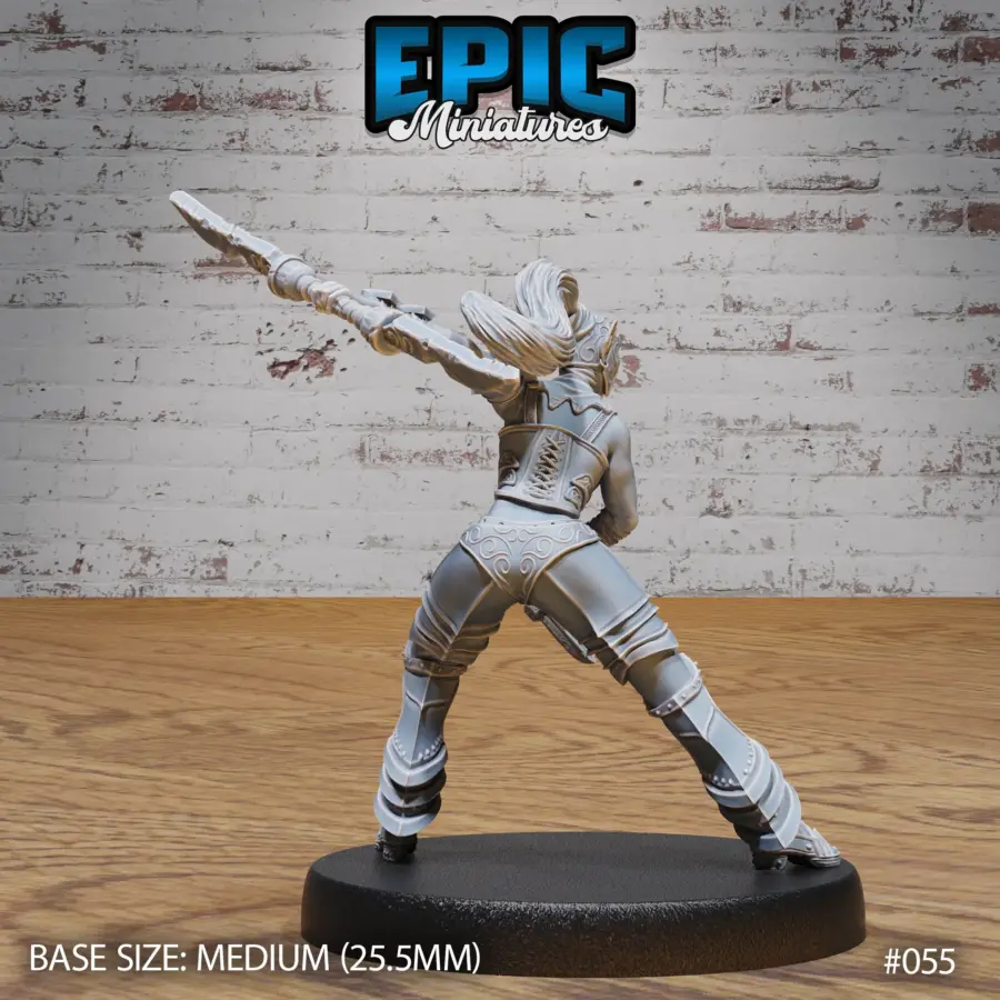 Dark Elf Gladiator Female Attack (Medium) - Image 2