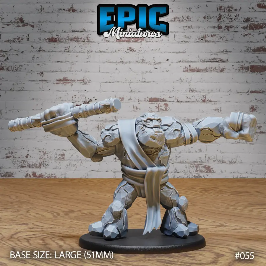 Stone Golem Throwing (Large)