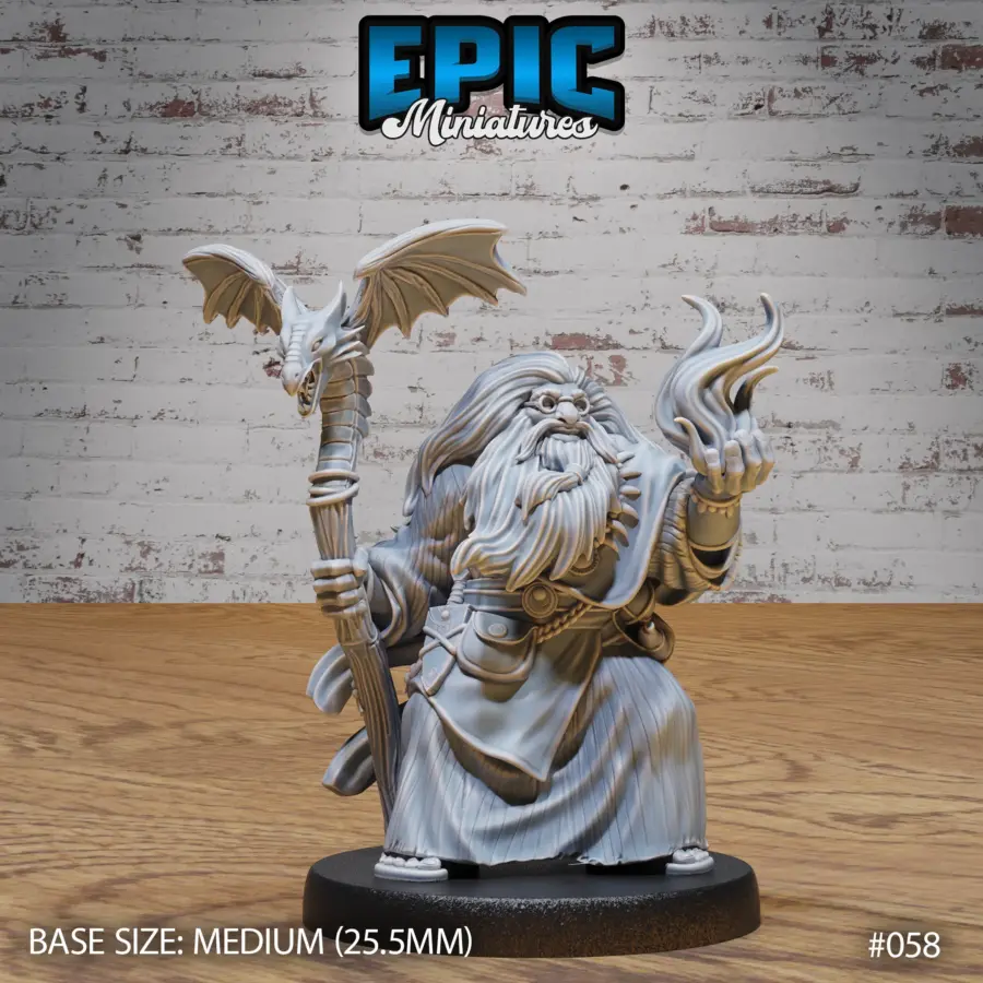 Elemental Magic Dwarf Fire (Medium)
