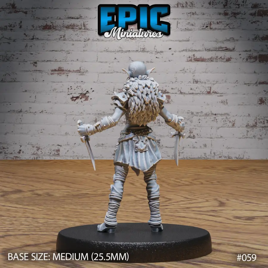 Hobgoblin Adventurer Female Daggers (Medium) - Image 2
