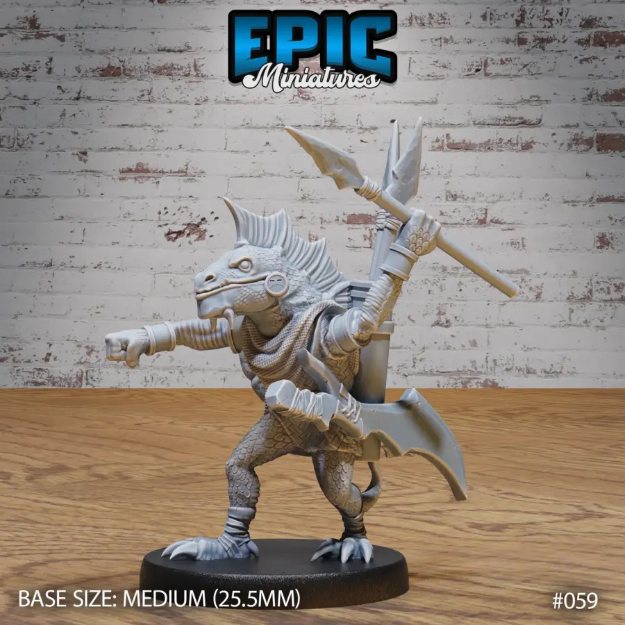 Tribal Lizard Folk Throwing (Medium)