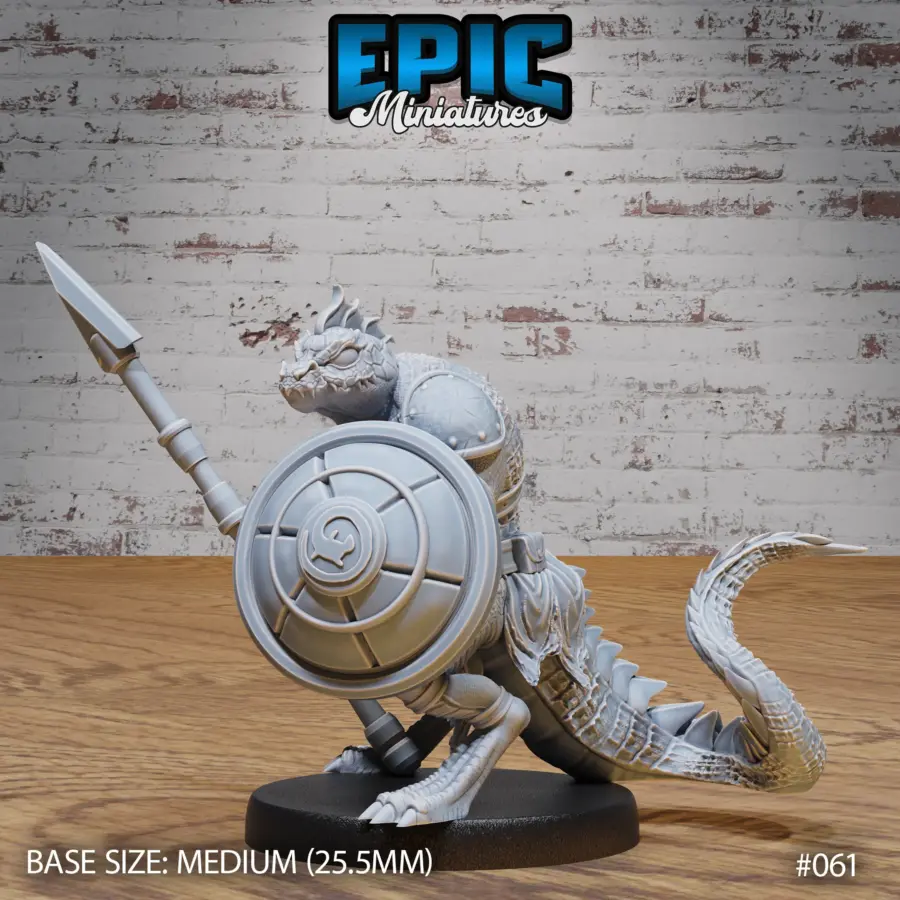 Bandit Lizard Folk Spear (Medium)