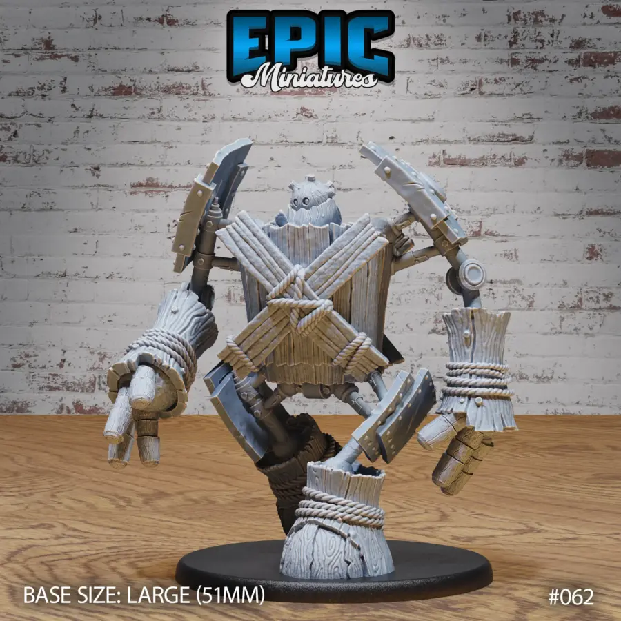 Wooden Construct Golem (Large)