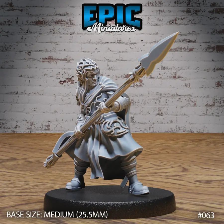 City Guard Elf Spearman (Medium)
