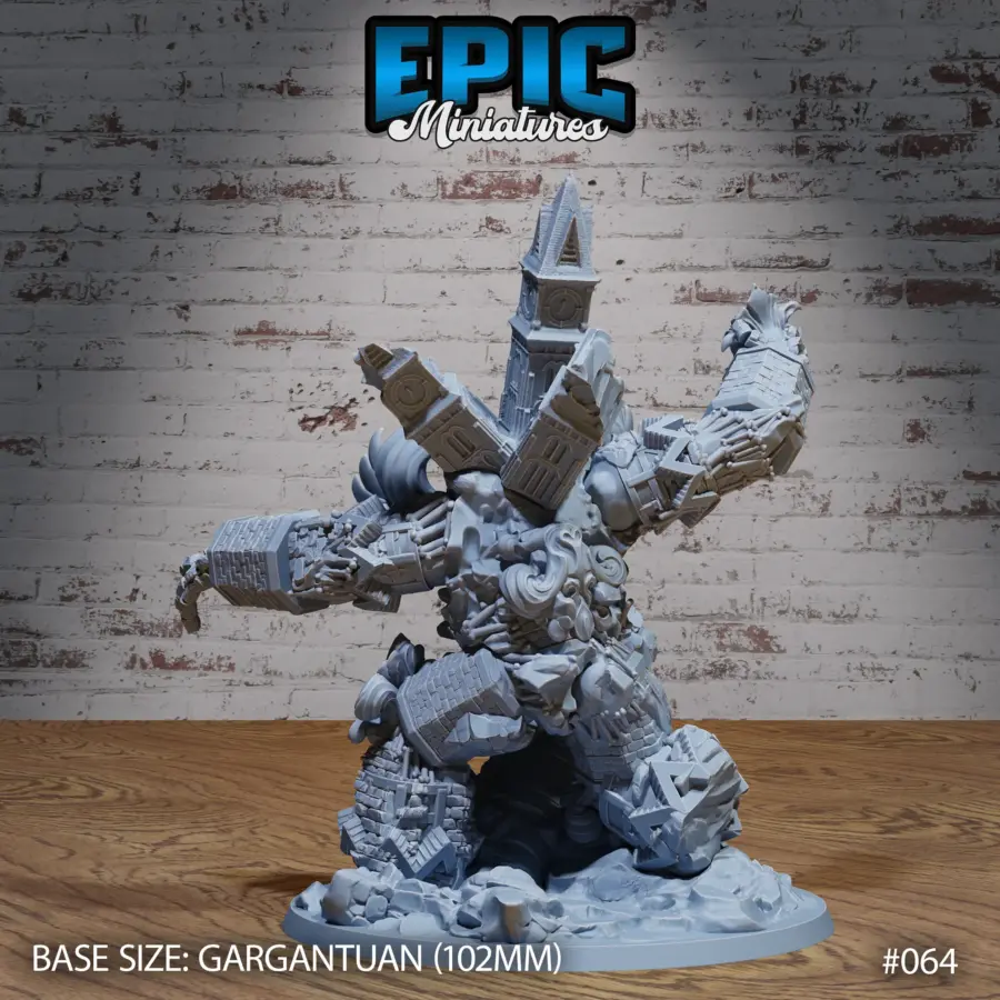 Necro-Clock Death Golem Throwing (Gargantuan) - Image 2