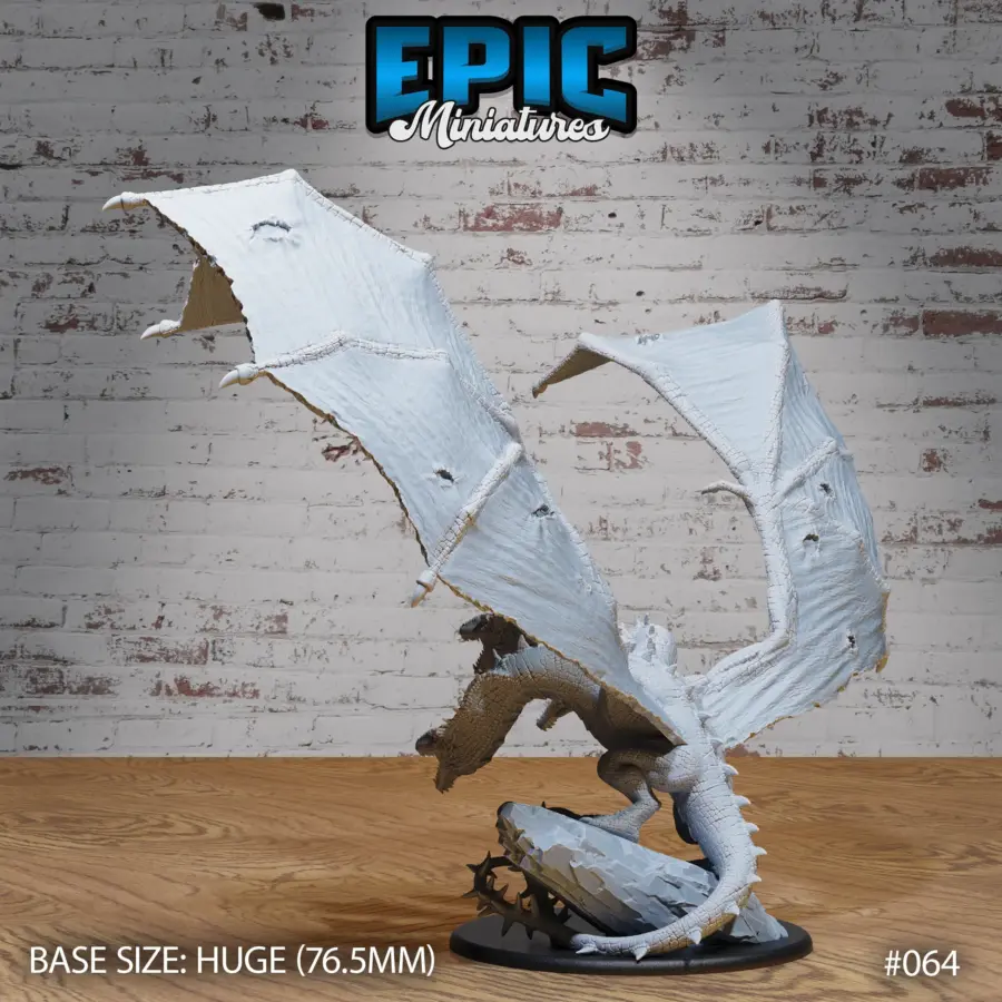 Three Headed Wyvern Angry (Huge) - Image 2