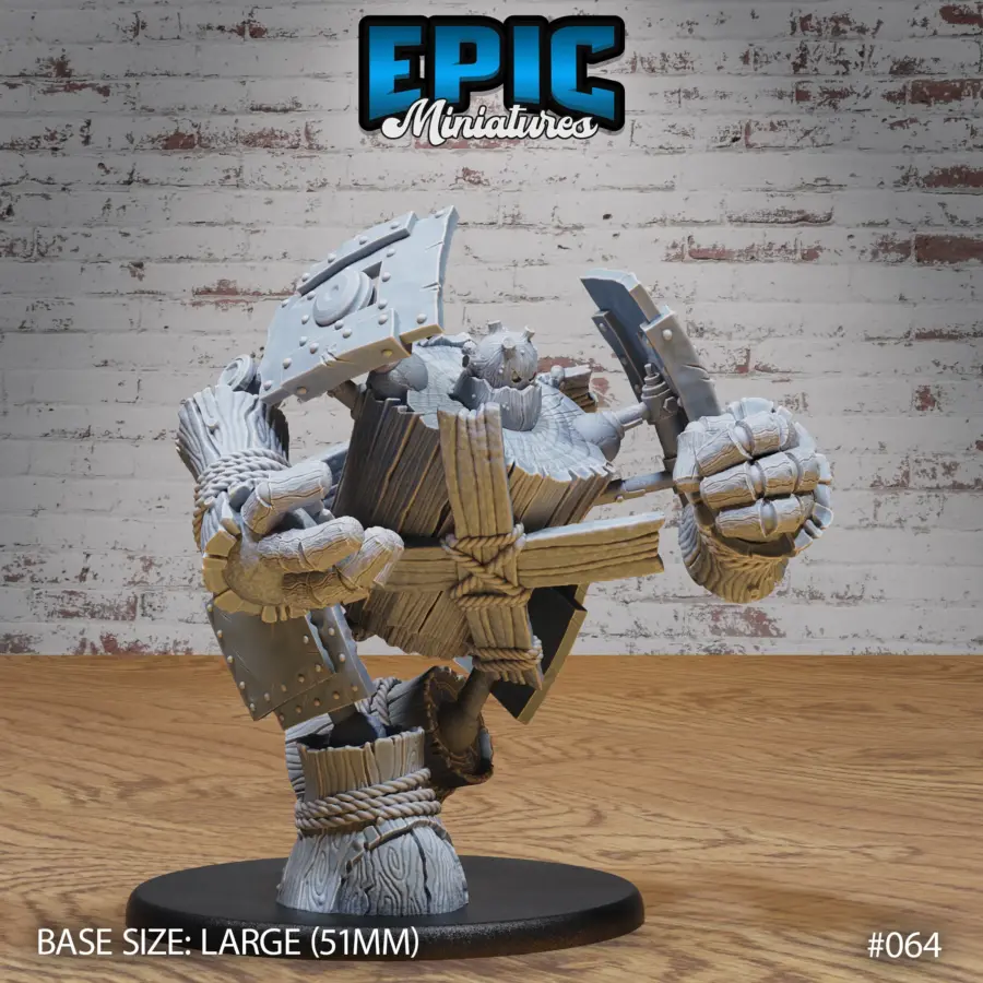 Wooden Construct Golem Run (Large)