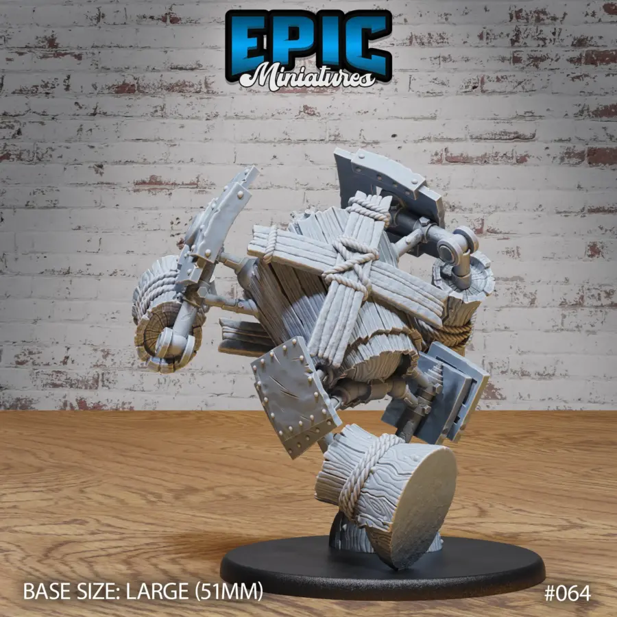 Wooden Construct Golem Run (Large) - Image 2