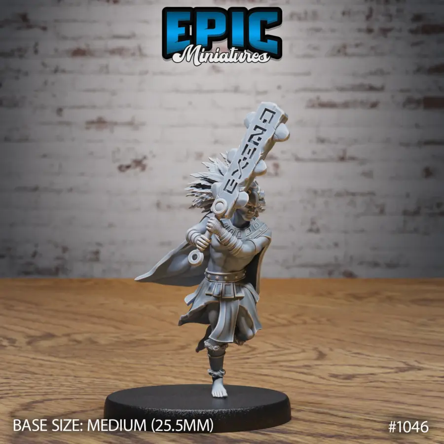 Eagle Warrior Attacking (Medium)