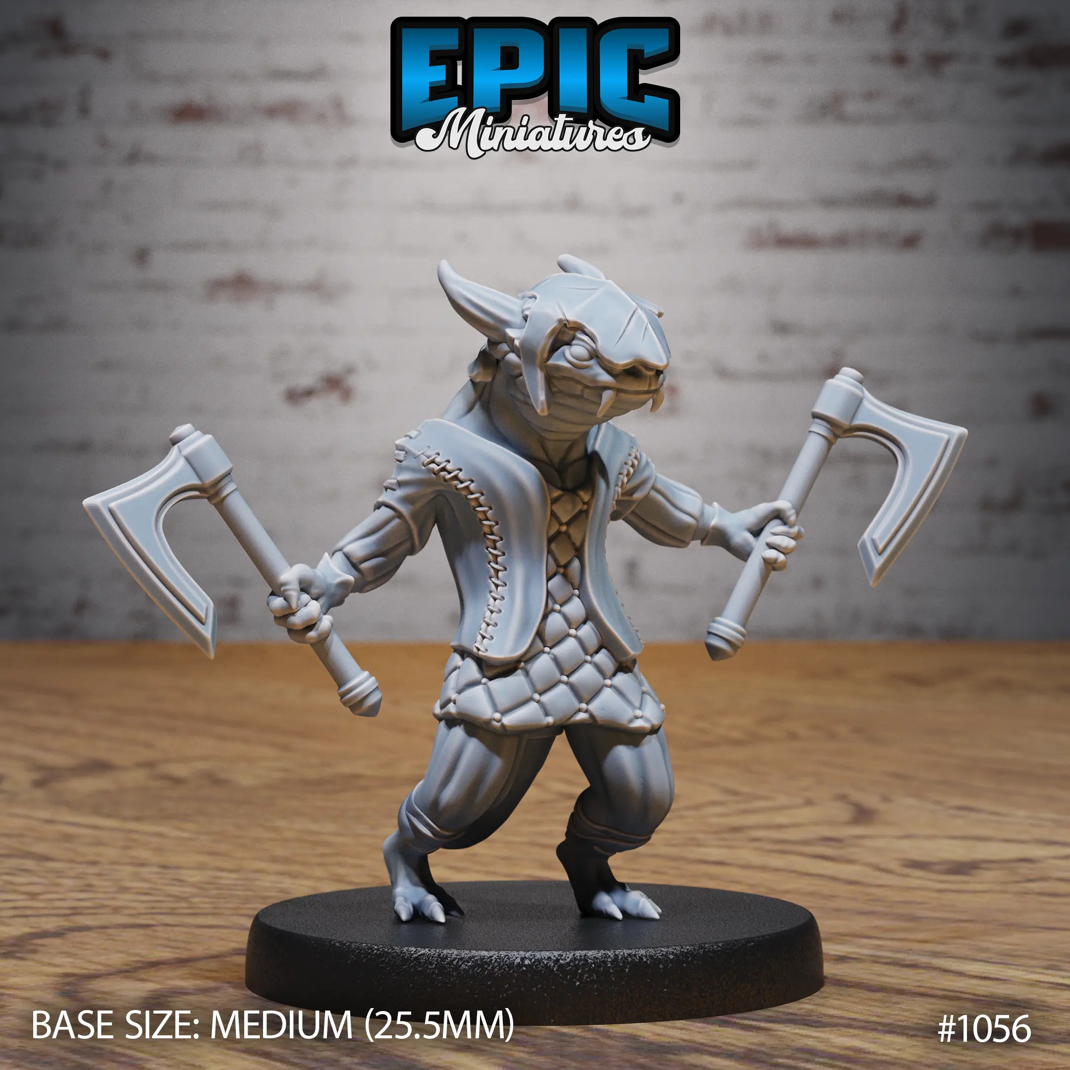 1056 Lizardfolk Warrior Medium 1