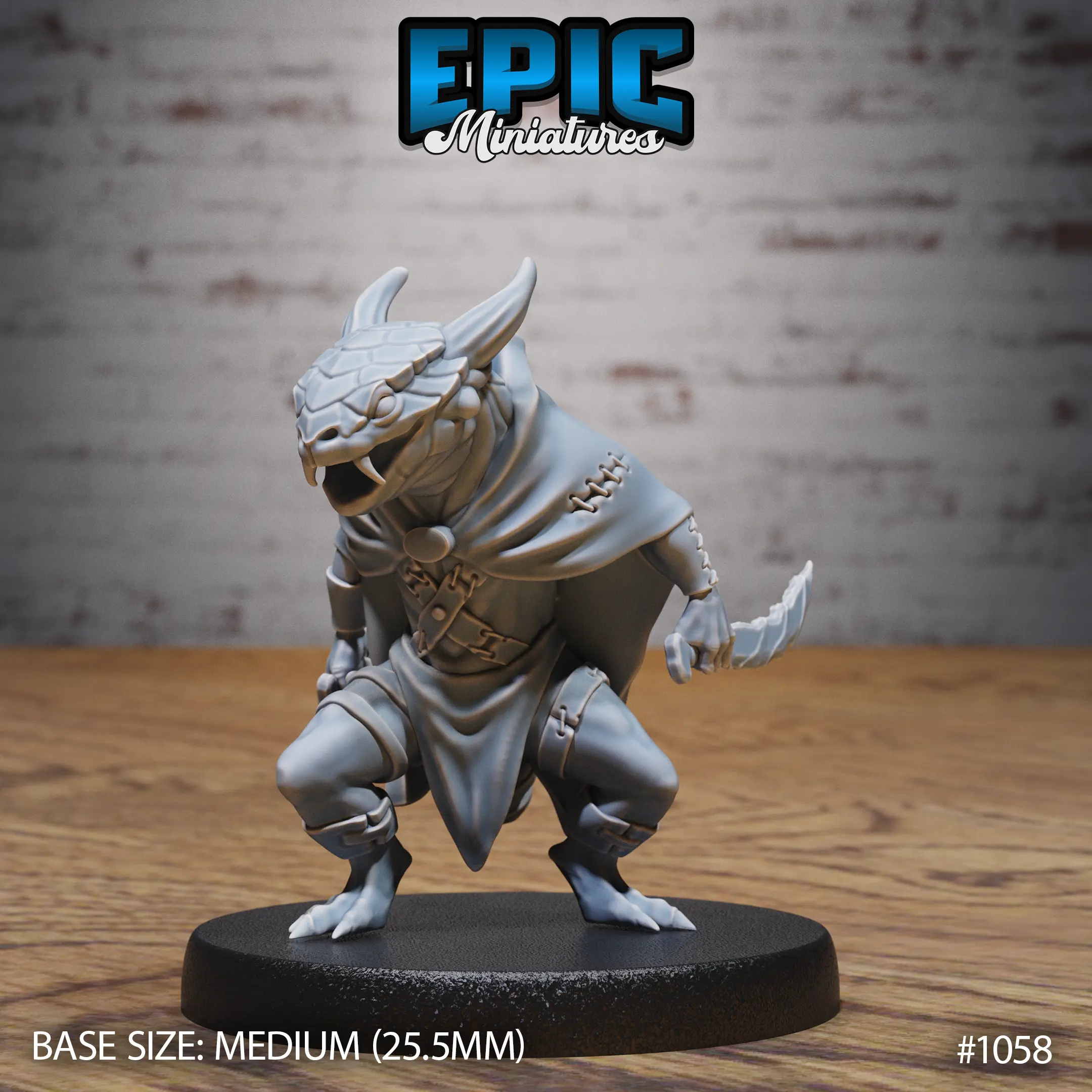 1058 Lizardfolk Rogue Medium 1