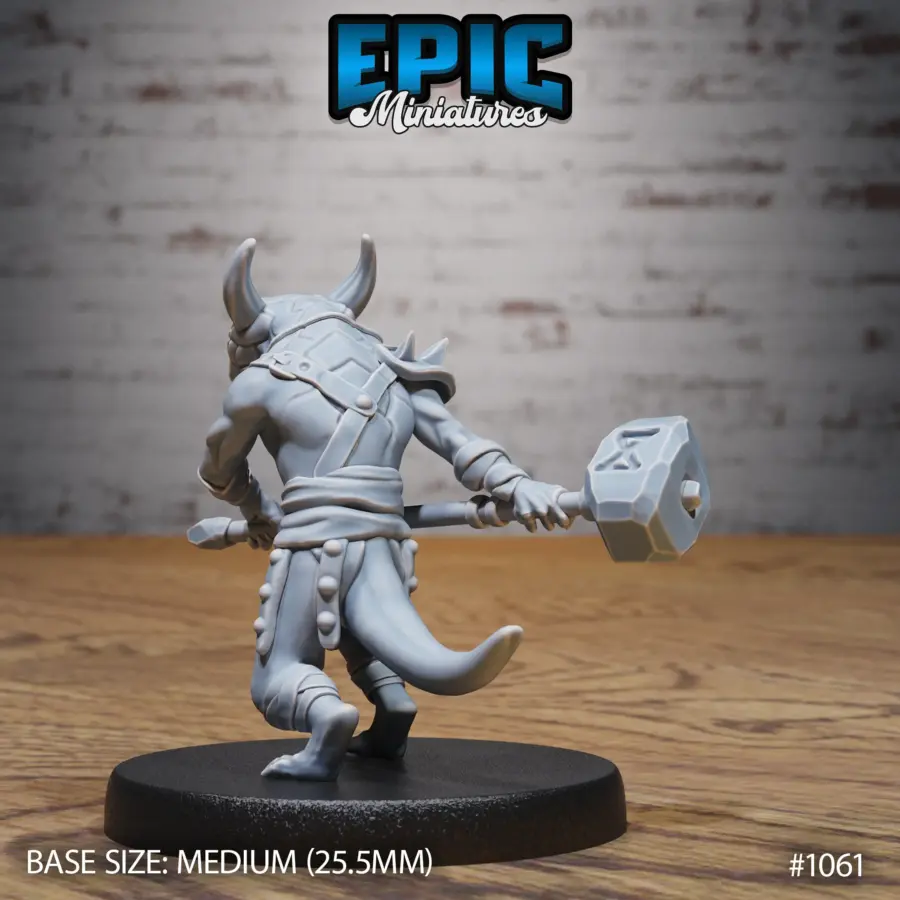 Lizardfolk Challenger / Lizardfolk Spear / Lizardfolk Hammer / Lizardfolk Shield Set - Image 7