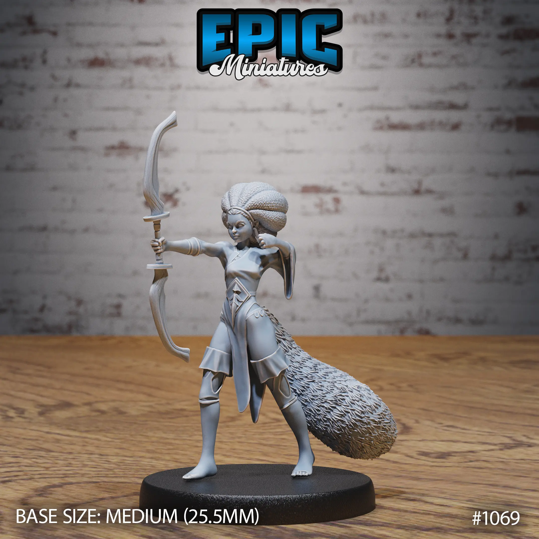 1069 Tanuki Lady Aiming Medium 1
