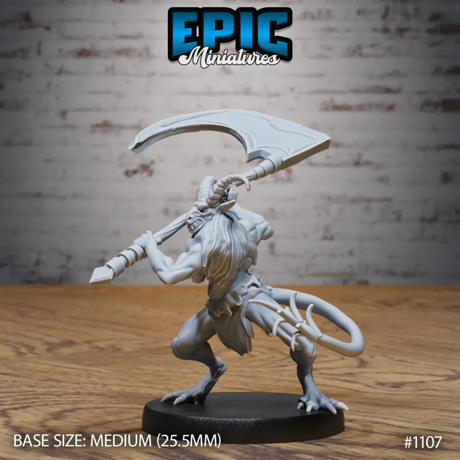 Goat Demon Scythe (Medium)