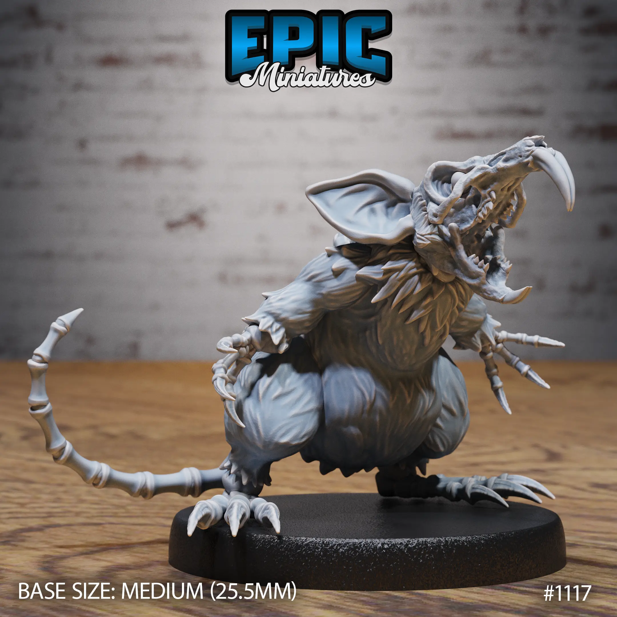 1117 Giant Rat Revenant Screaming Medium 1