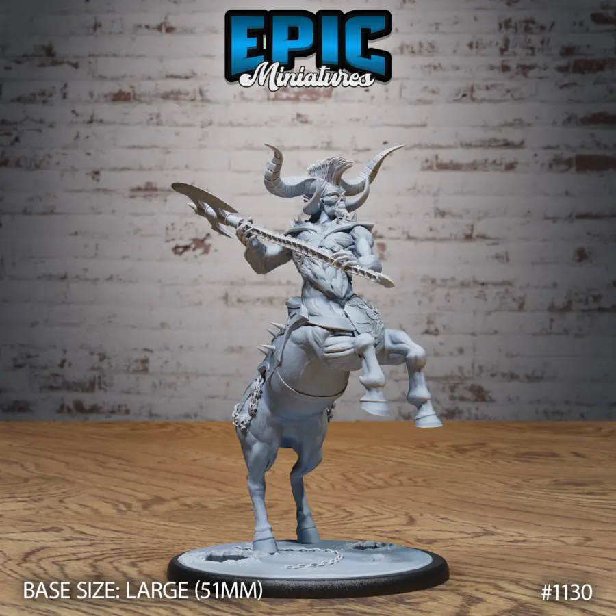 Demonic Centaur Attacking (Large)