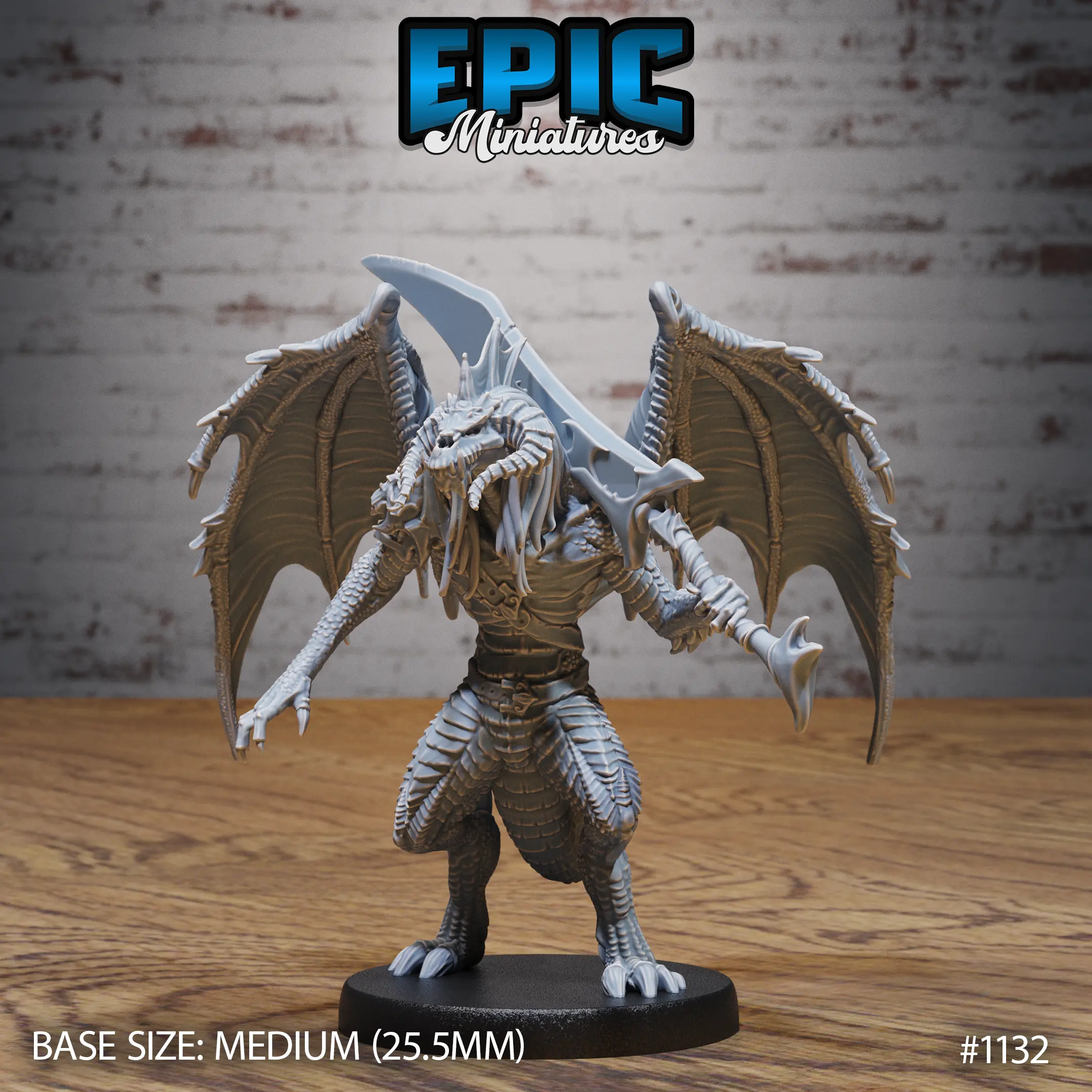 1132 Draconic Demon Black Longsword Medium 1