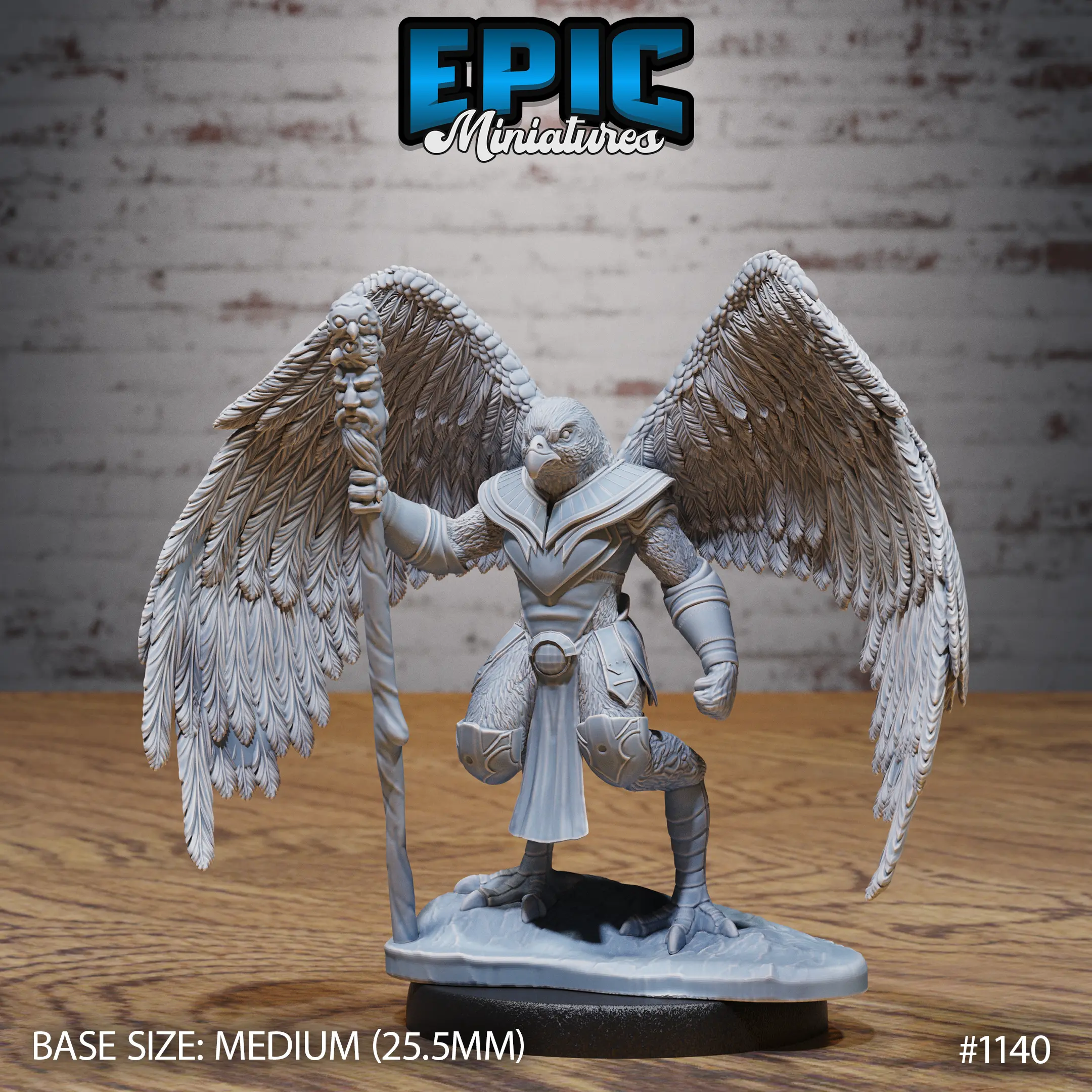 1140 Bird Folk Falcon Mage Medium 1