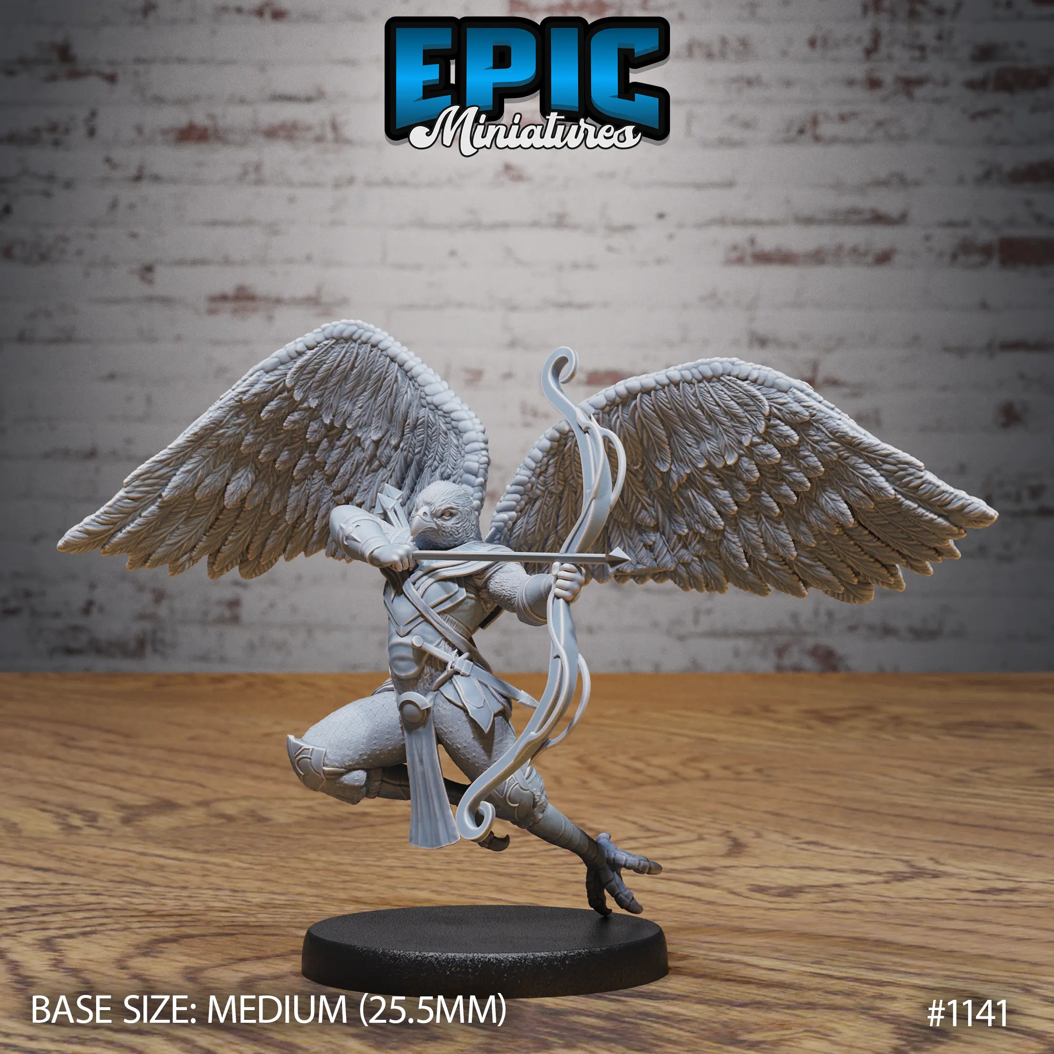 1141 Bird Folk Falcon Archer Medium 1