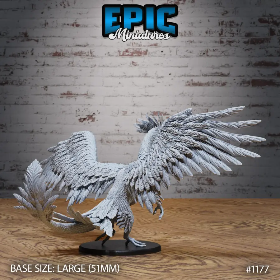 Peacock Griffin Attacking (Large) - Image 2